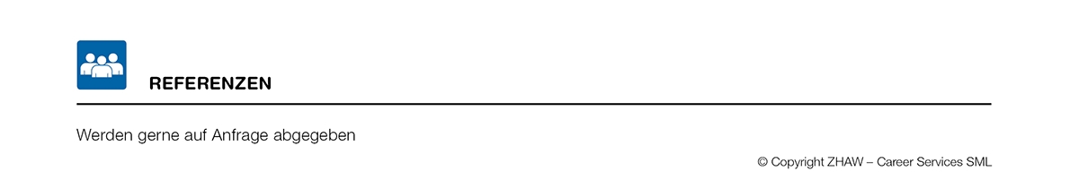 Cv 1Spalten De Positionreferenzen